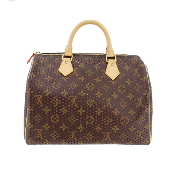 LOUIS VUITTON M95182 Speedy 30 Monogram Perfot Handbag Brown Women's - Picture 1 of 8